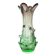 Green vase, Murano glass, 1960s, made in Italy