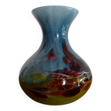 LA ROCHERE crystal vase, multi-layered blown glass, 20th century, labeled