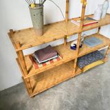 Large rattan shelf 1960