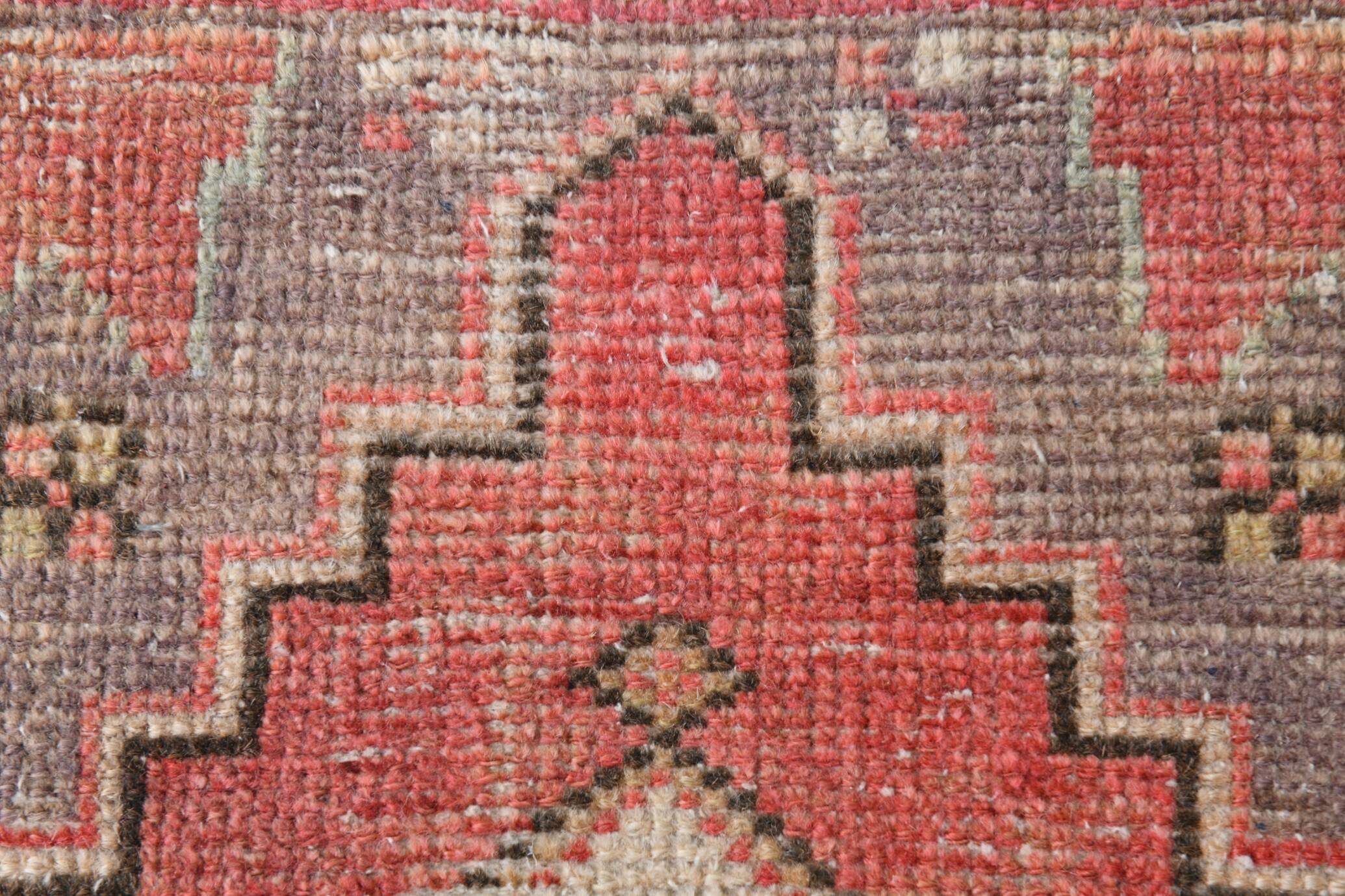 2x3 Red Beige Classic Vintage Rug, 43x82Cm