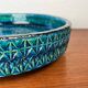 Large Mid-Century Modern Rimini Blu Pottery Bowl by Aldo Londi for Bitossi, Italy, 1960s