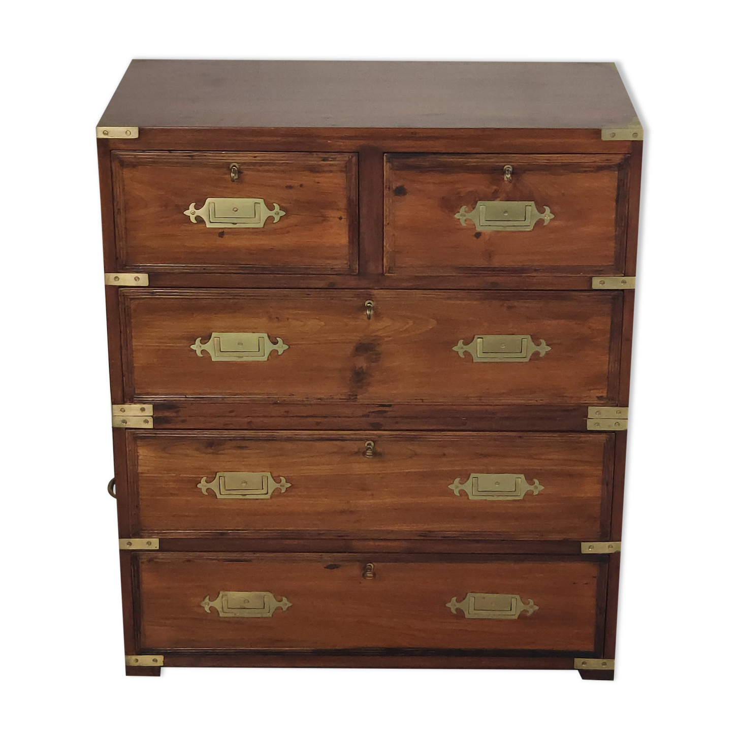 Commode de marine teck poignée laiton