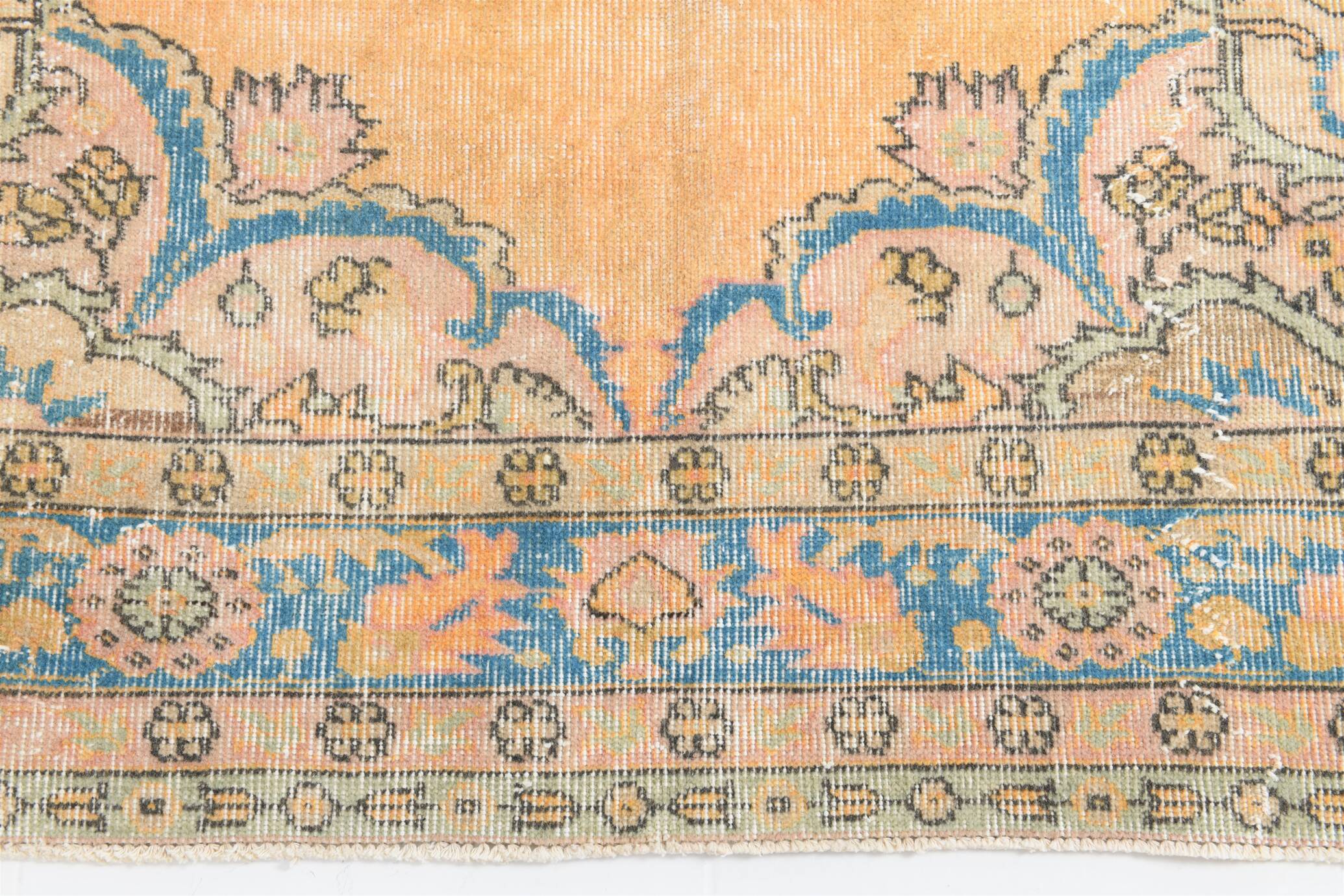 7x11 Classic Blue Persian Rug,222x330Cm