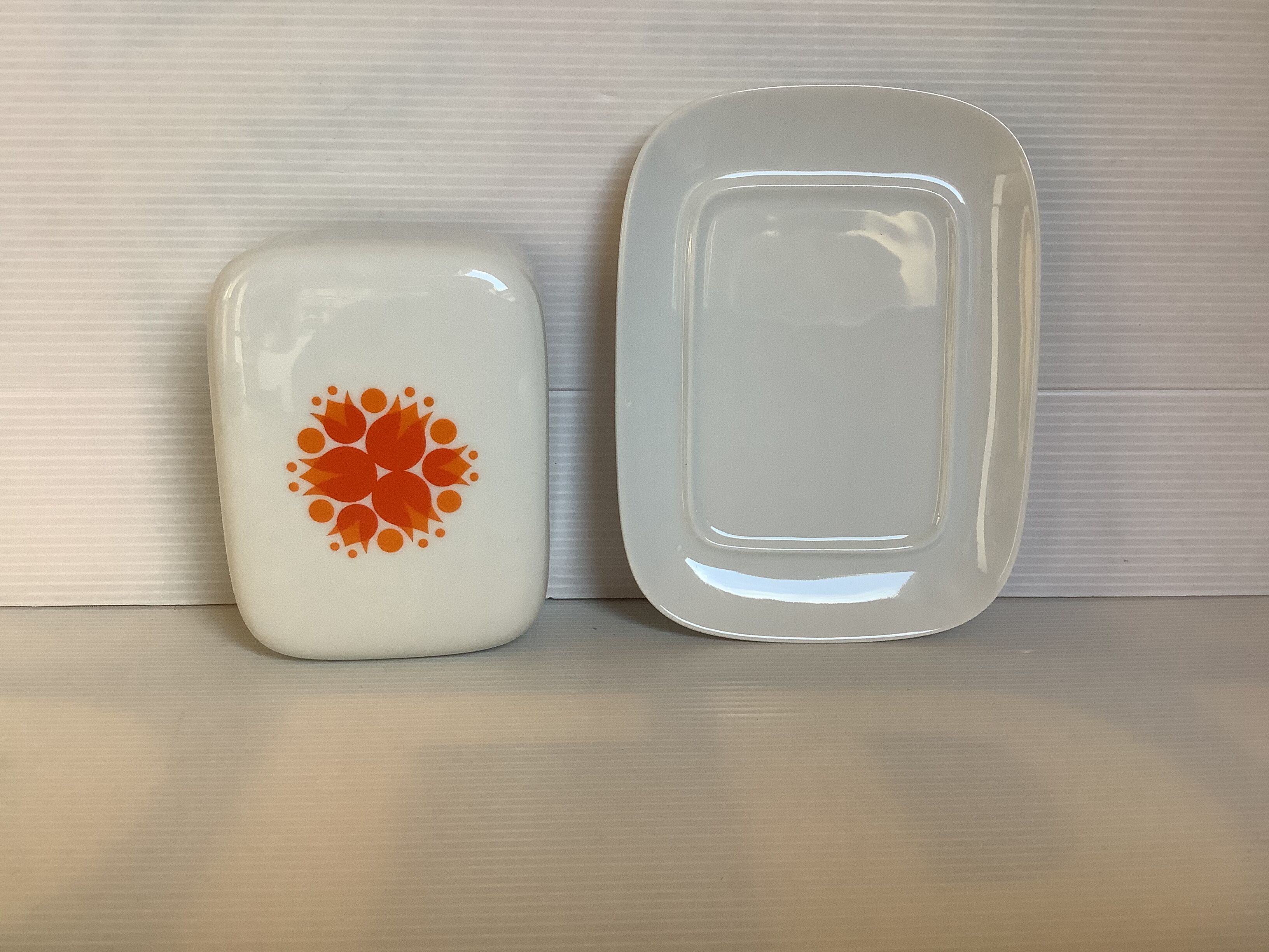 Butter dish with vintage Thomas Germany lid