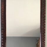 Rattan frame mirror