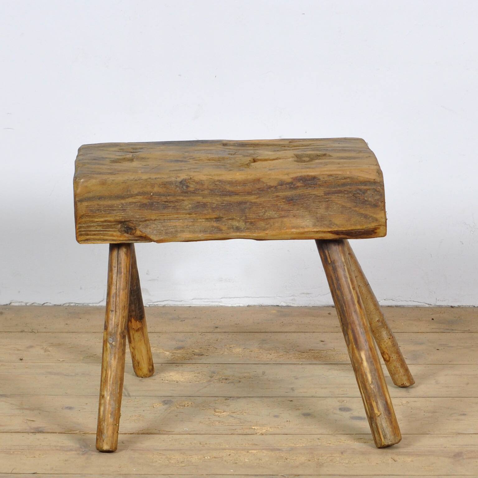 Pine milkstool, circa 1900