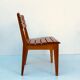 Suite de 6 chaises en chêne 1960