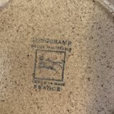 10 dessert plates, Longchamp, 1970, brown