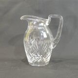 St. Louis crystal water pitcher signed