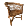 Child braided wicker chair