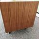 Vintage sideboard in wood, metal foot, 6 drawers
