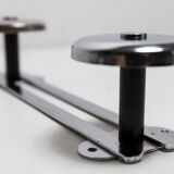 Wall coat rack double hook chrome 1960