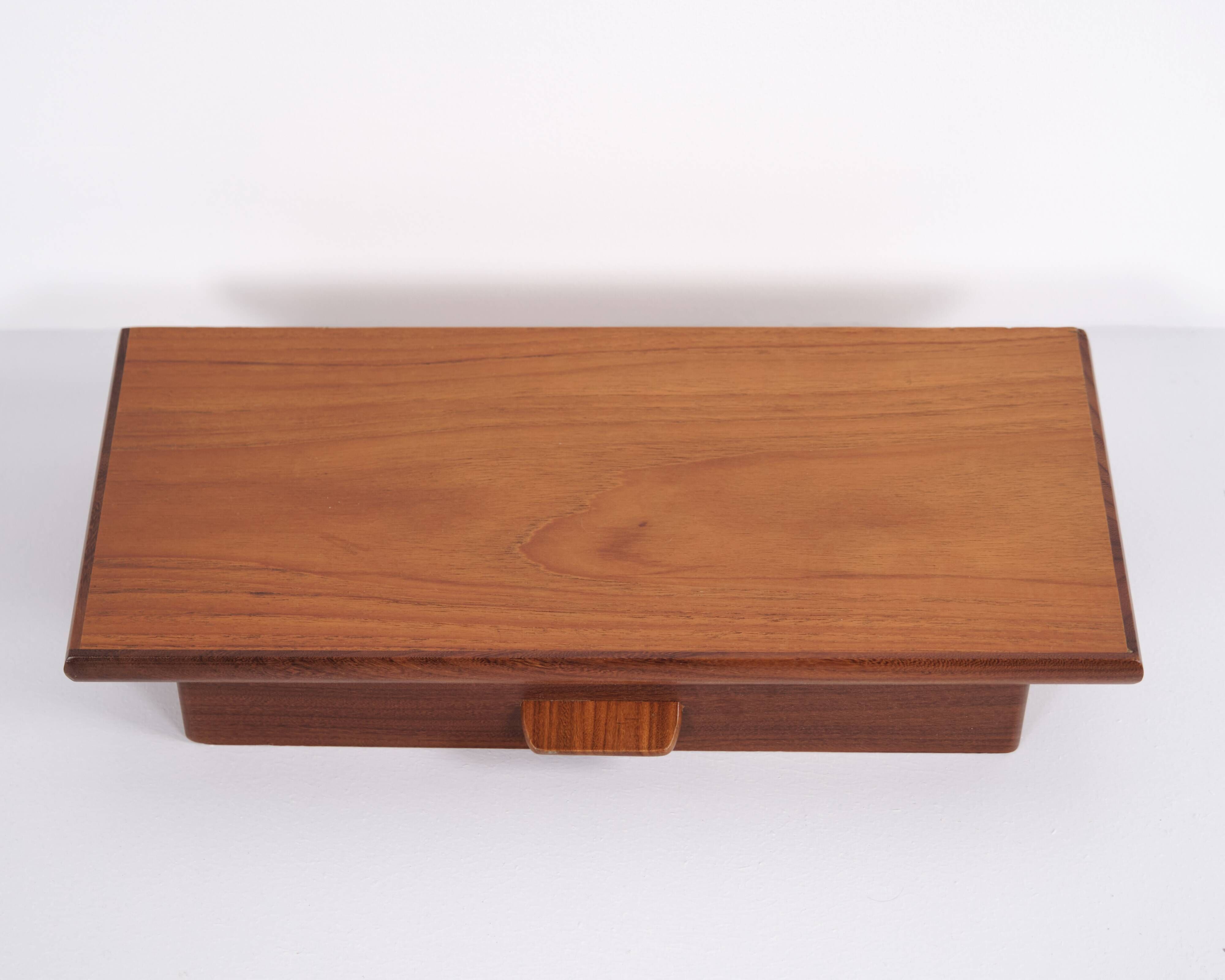 Floating shelf with drawer - Teak - Poul M. Volther - 1960s