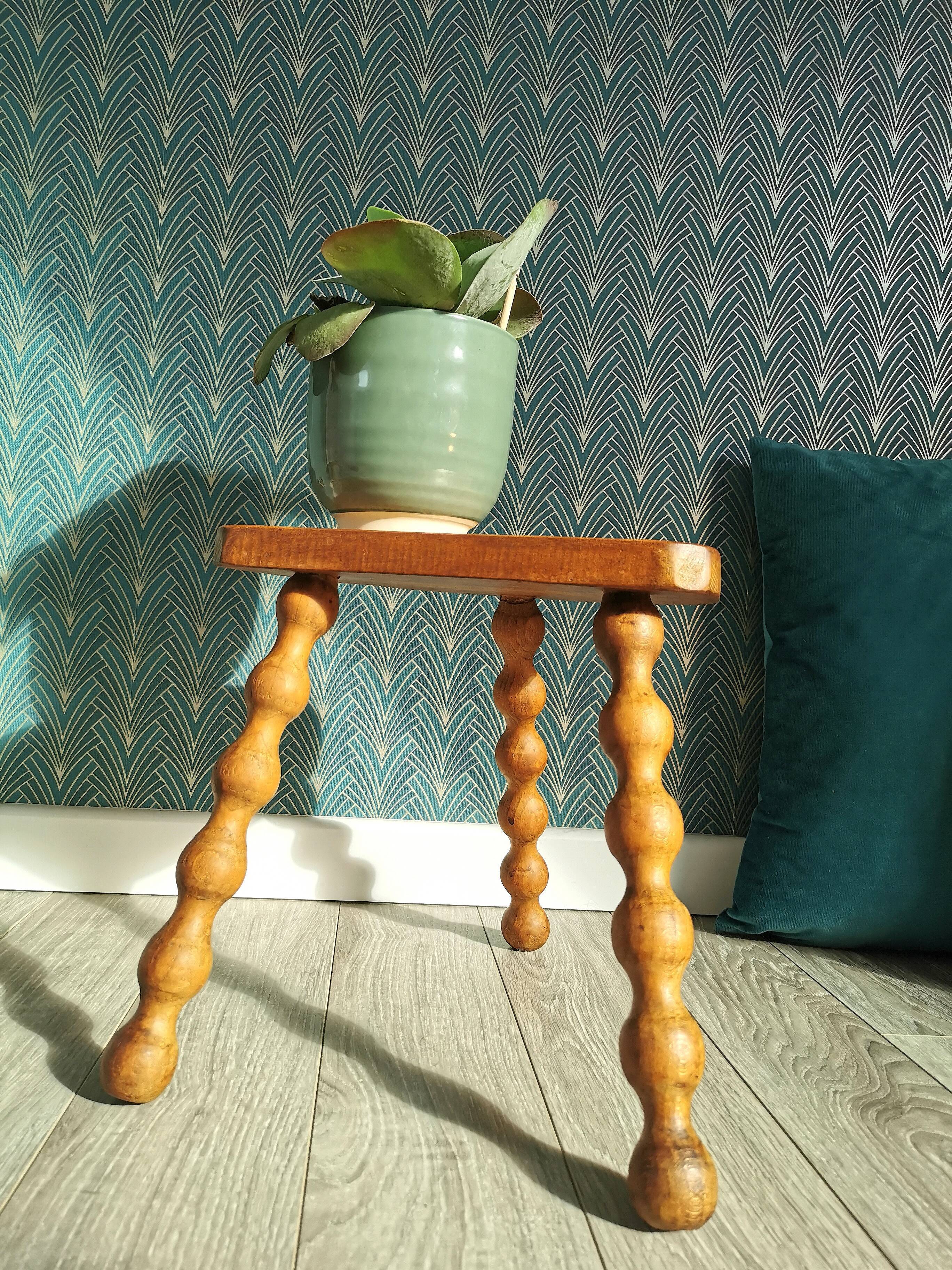 Vintage tripod stool