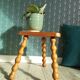 Tabouret tripode vintage