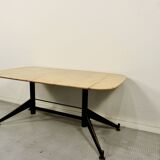 Midcentury Italian Steel And Marble Coffee Table.