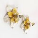 Set of two medium size painted Italian Florentine wall lights