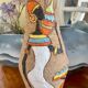 Very large vase Fratelli Fanciullacci scarified ceramic