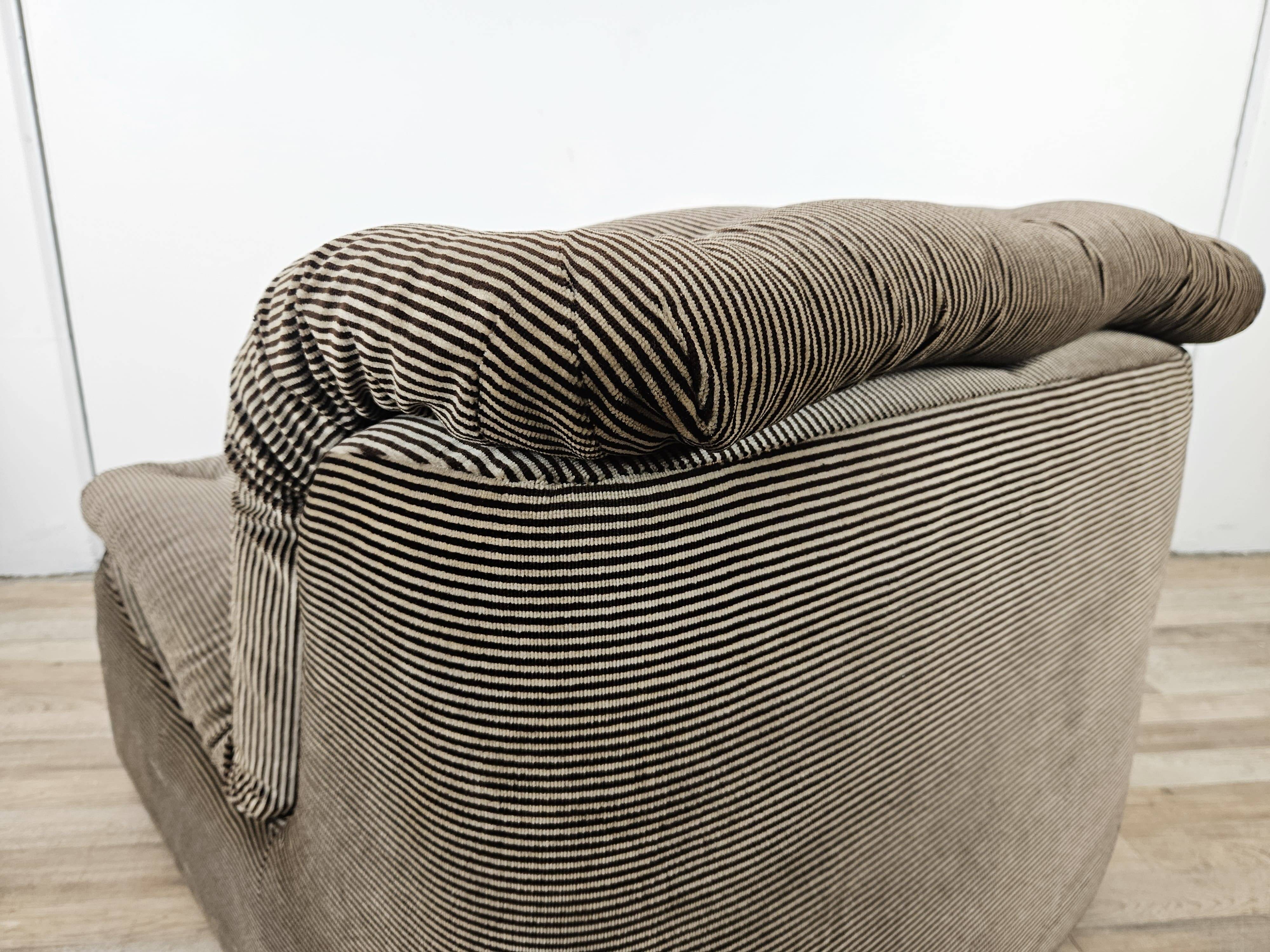 Fauteuil italien vintage des années 70