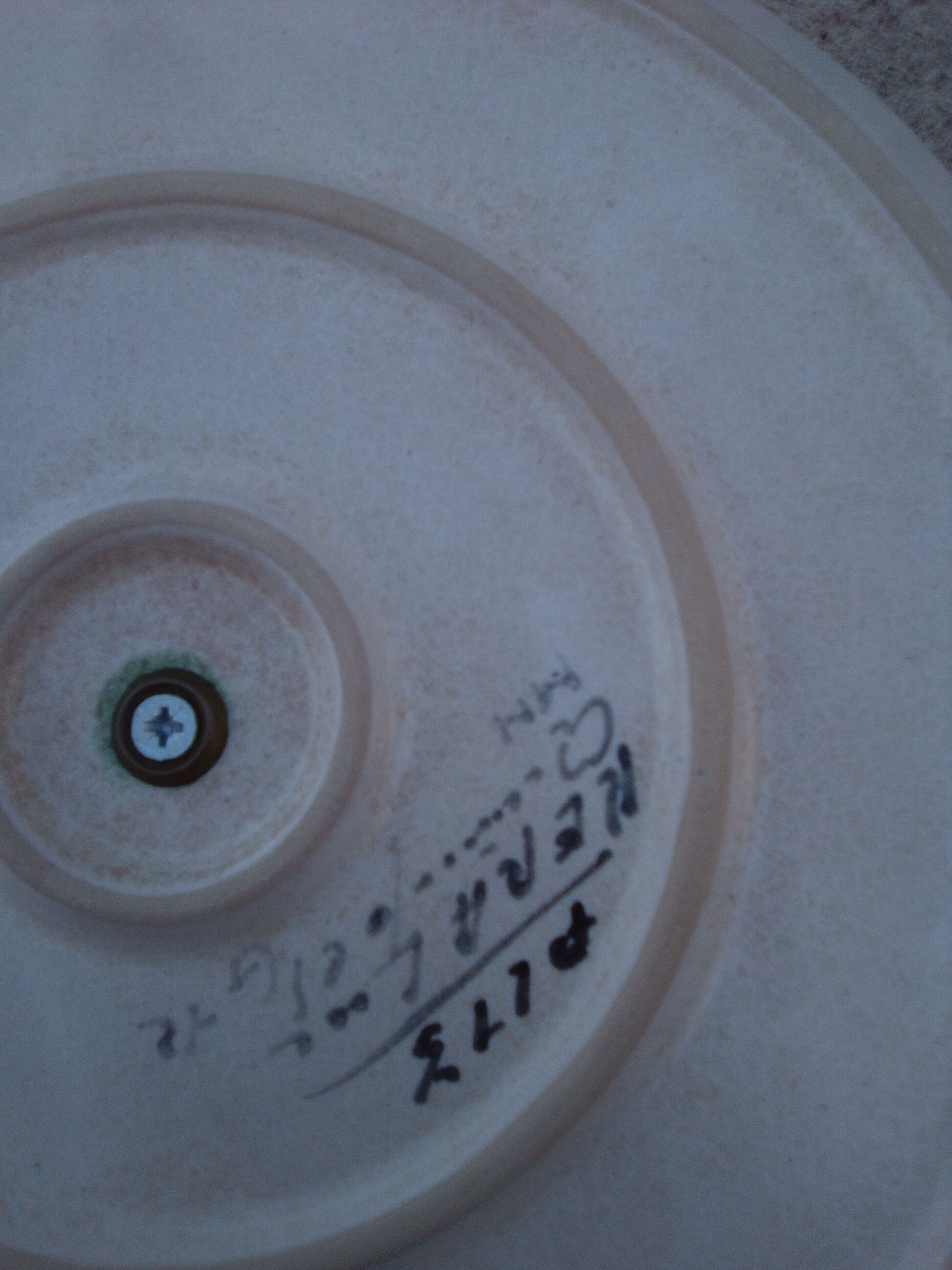 Cake tray in Quimper keraluc earthenware diam 27 cm