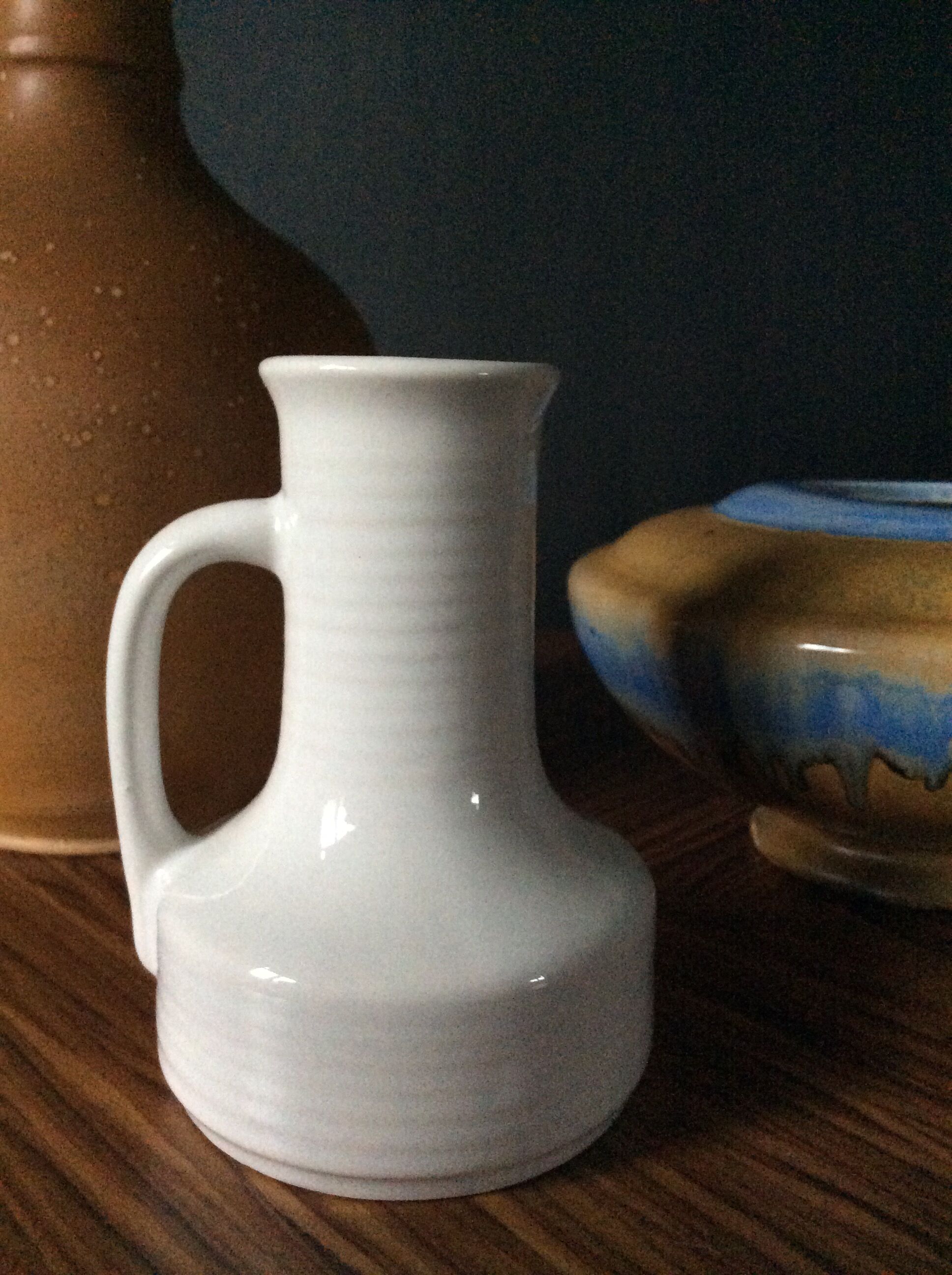 Series of 3 vintage 70s ceramic vases