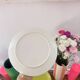 Set of 4 bright green dessert plates