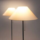 Lampadaire en bronze Peter Ghyczy, lot de 2, Pays-Bas, années 1980