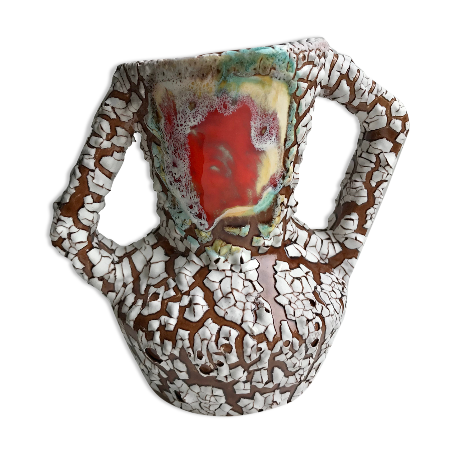 Vallauris vintage vase 70s