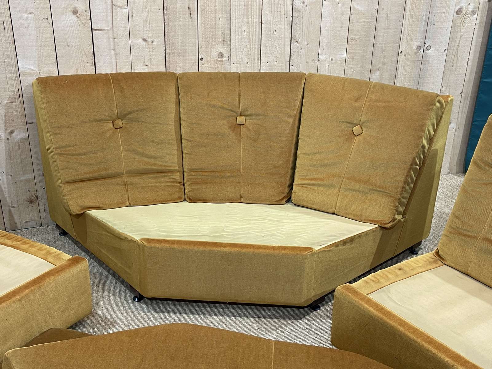 Steiner modular sofa from the 1970s in 5 blocks