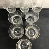 8 Louis Philippe cut glasses