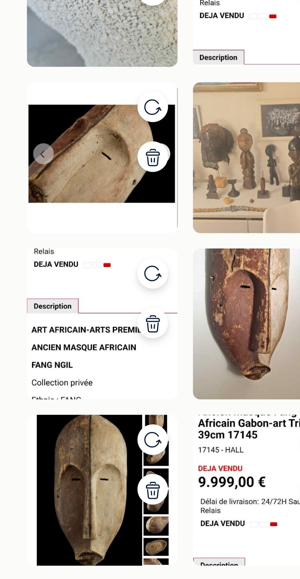 African fang mask early 20th century #statue #tribes #lega