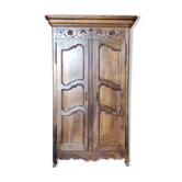 Wardrobe two doors louis xv period without key