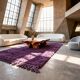 Authentic handwoven Berber rug, size 2/3 m.