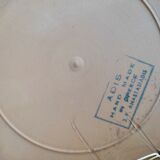 Assiette plate Adis Anatasiadis argile céramique Barbe Raisin  Ancien dp 072272