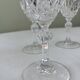 Cut crystal glasses