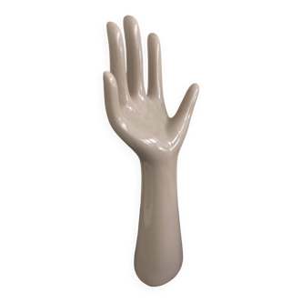grande main céramique émaillée H 29cm