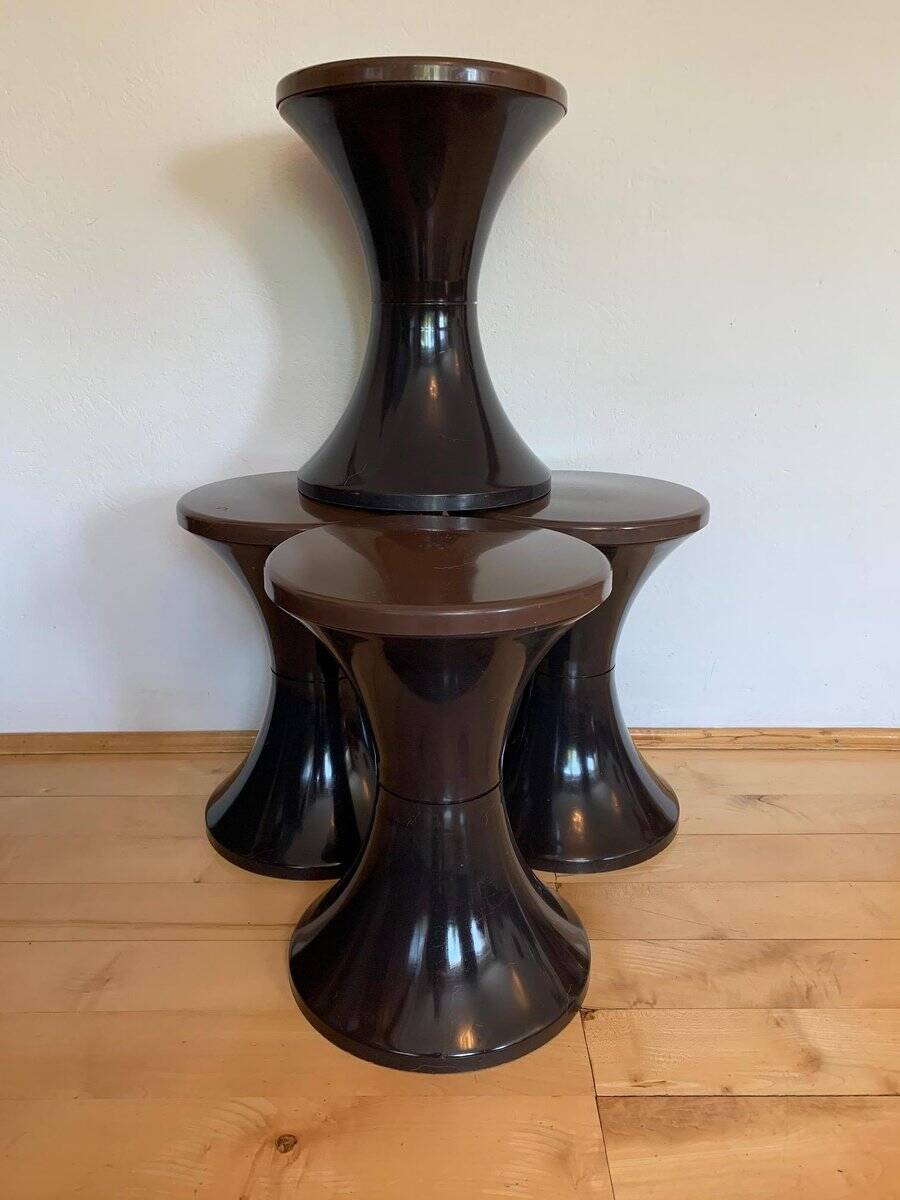 Tulip Tulpen stools, 1970s, set of 4