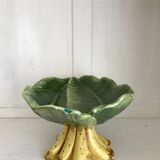 Banana majolica serving dish