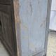 Old Parisian chopping block buffet with vintage shabby patina