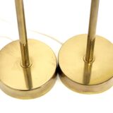 Set of 2 metal table lamps, Sweden, 1970