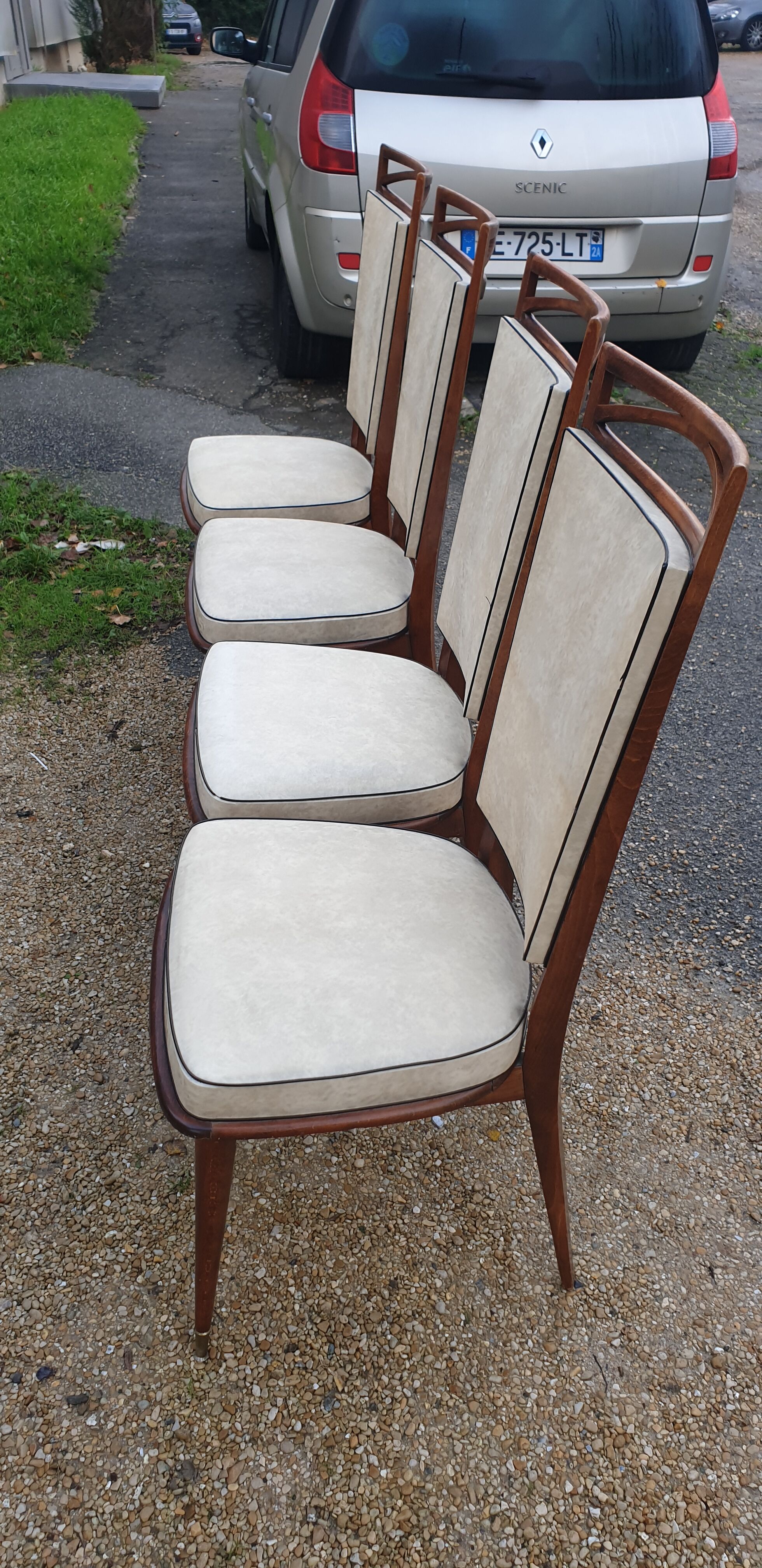 4 chairs from the 50s