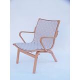 Vintage Danish Scandinavian armchair in Bruno Mathsson style