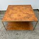 Elm magnifying glass squared coffee table