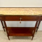 Louis XVI style mahogany console, 19th century
