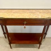 Louis XVI style mahogany console, 19th century