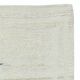Minimalist Vintage Handmade Turkish Tulu Accent Rug Made of Undyed Beige Wool