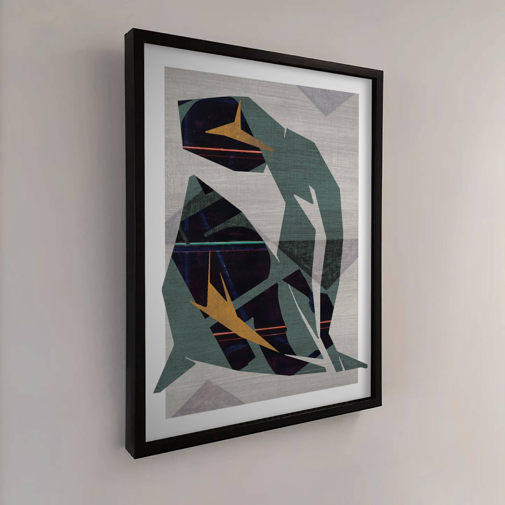 Contemporary art print Green Nude