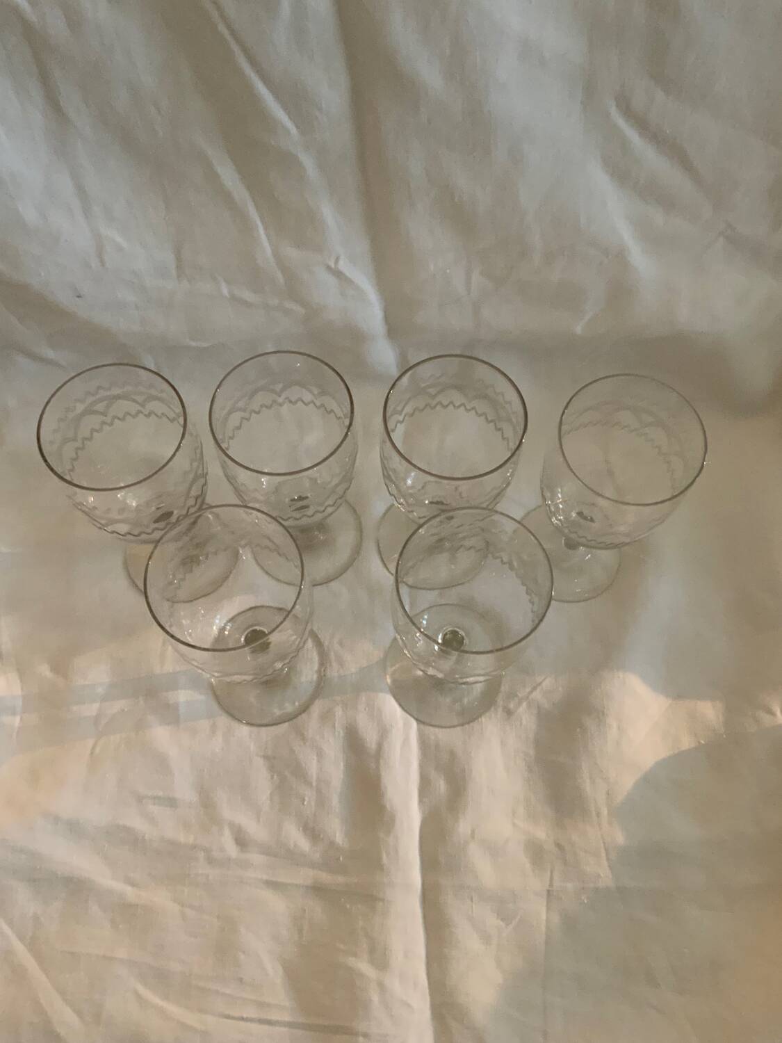 Selency x Monoprix Croisé Laroche stemware