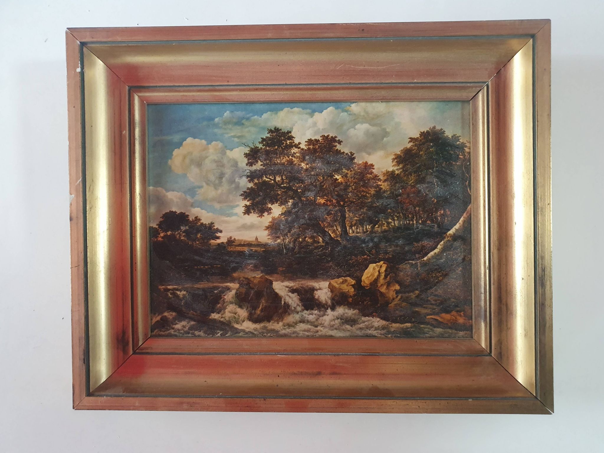 oil painting by Jacob Isaac van Ruysdael, Passage to the Waterfall