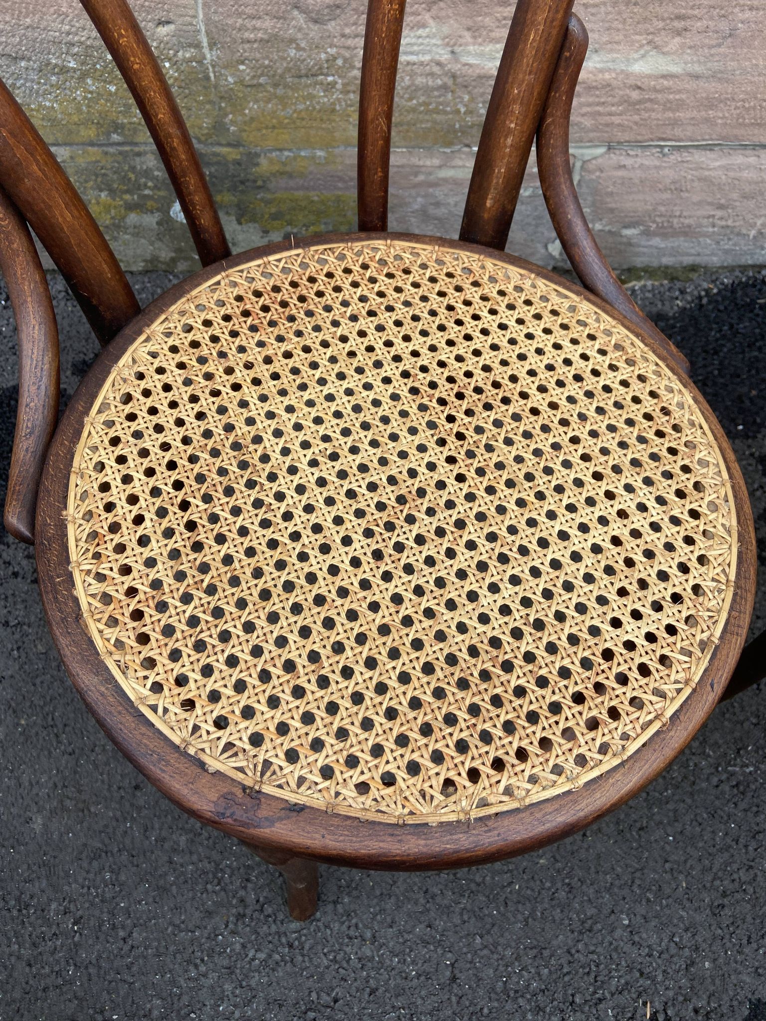 Suite of 4 viennese bistrot chairs